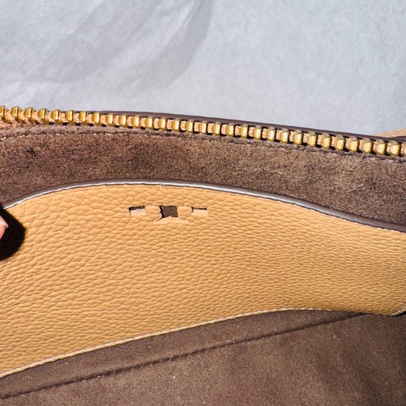 Tory Burch Camel Tory Burch McGraw Wedge Shoulder Bag - Picture 11 of 16